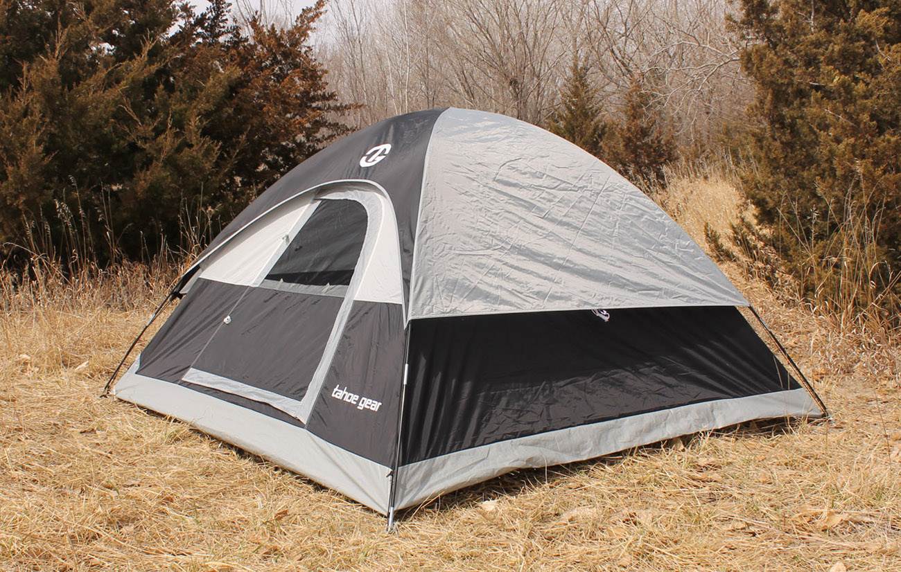 Tahoe Gear Powell 3 Person 3-Season Family Dome Camping Tent (Open Box)
