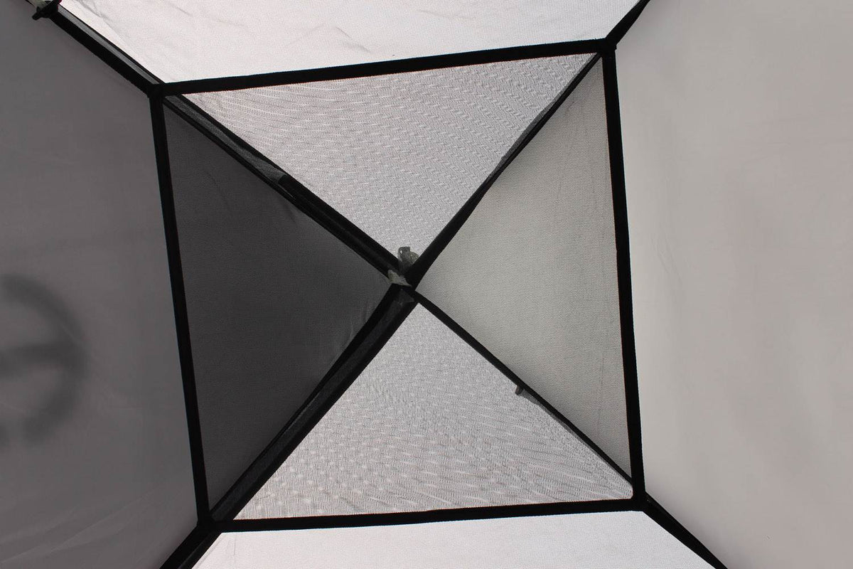 Tahoe Gear Powell 3-Person 3-Season Dome Camping Tent, Black/Grey (Defective)
