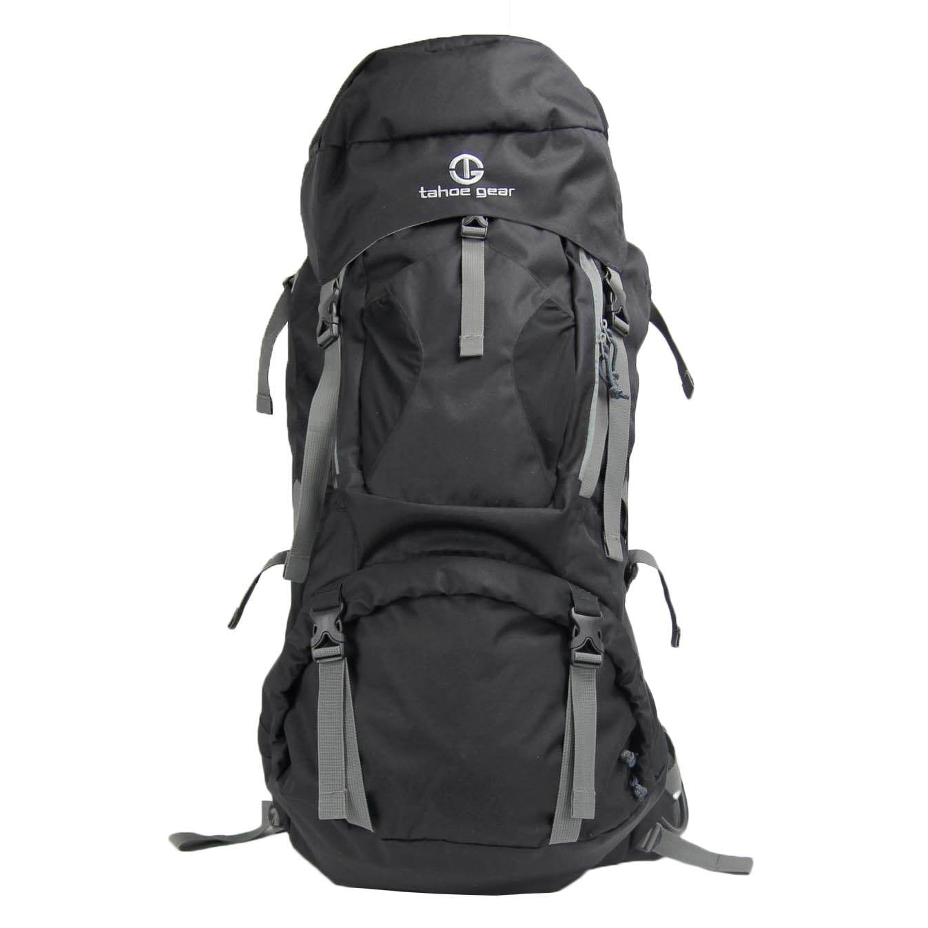 Tahoe Gear Fairbanks 75L Premium Internal Frame Hiking Backpack Black (Open Box)