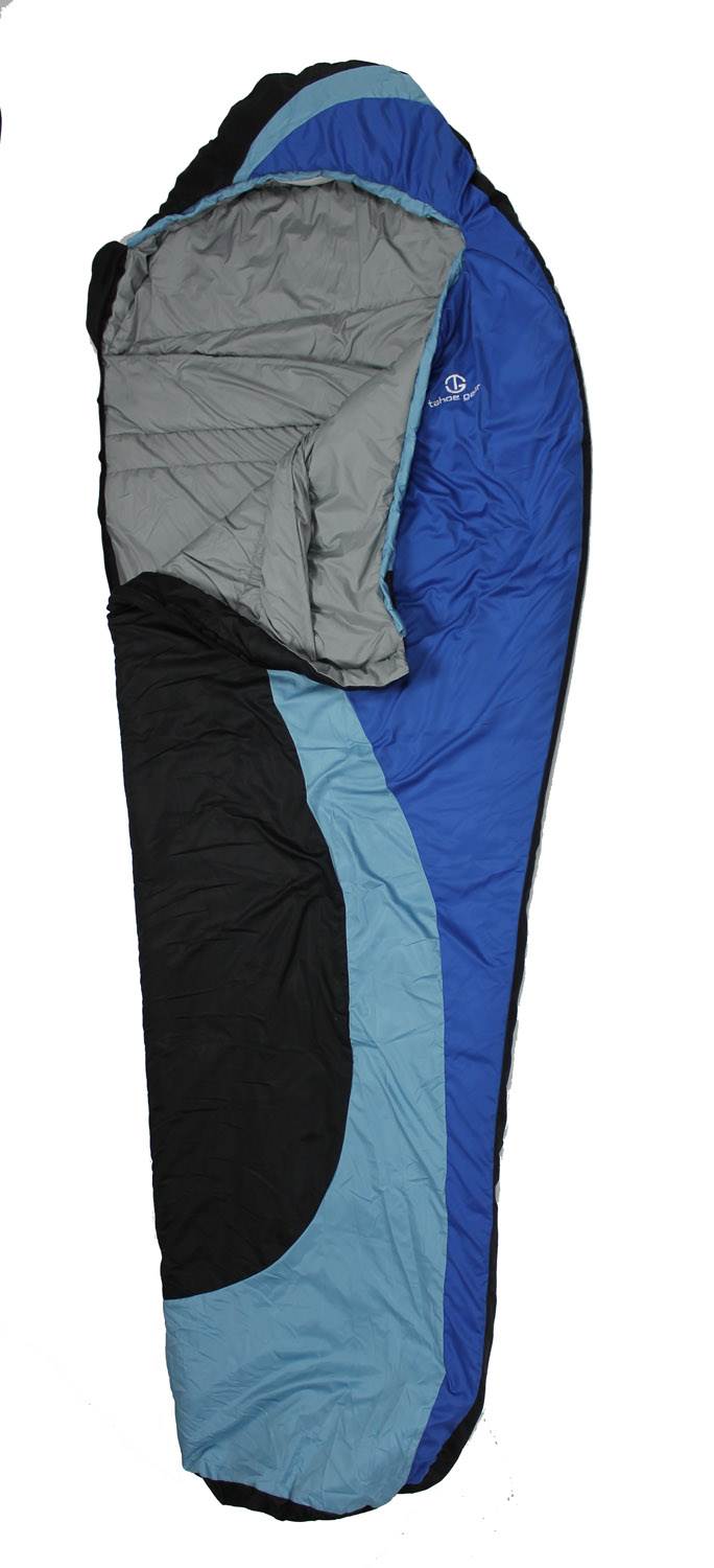 Tahoe Gear Island Peak 100 Camping Mummy 50 Degree Sleeping Bag - Blue(Open Box)