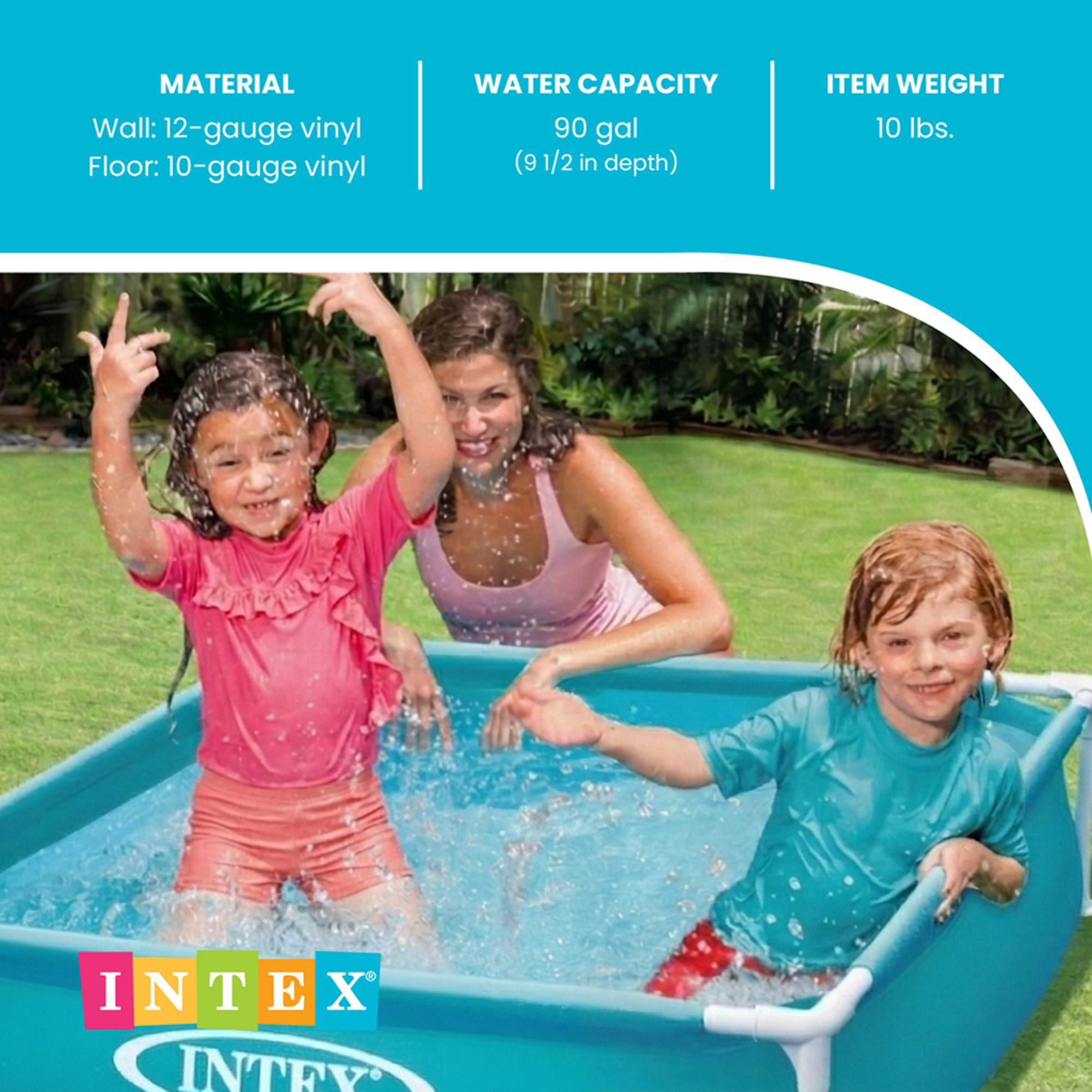 Intex Mini Frame Kids 48x 48x12 Kiddie Swimming Pool | 57173EP (For Parts) - VMInnovations