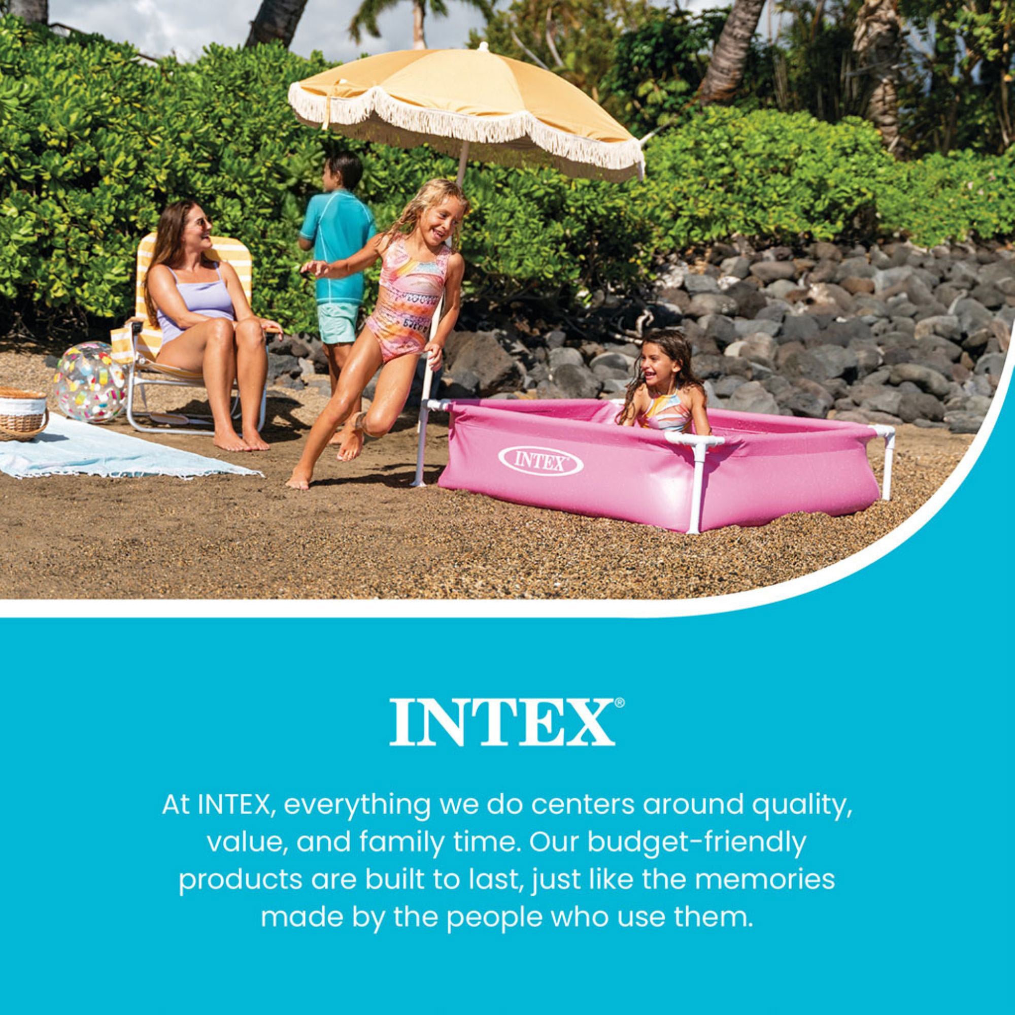 Intex Mini Frame Kids 48x 48x12 Kiddie Swimming Pool | 57173EP (For Parts) - VMInnovations