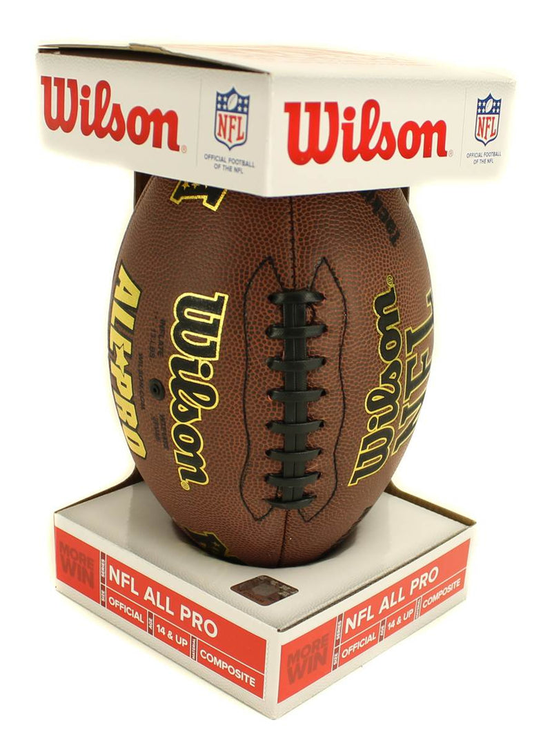 (2) NEW WILSON WTF1625 NFL Official Size Supreme Composite Leather Game Football