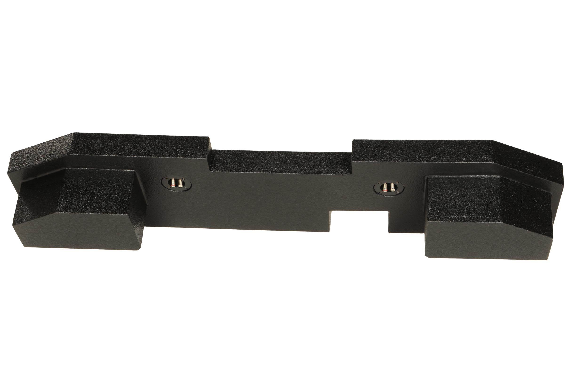 QPower Dodge Ram '02-Newer Dual 10" Sub Box Enclosure w/ Bedliner Spray (Used) - VMInnovations