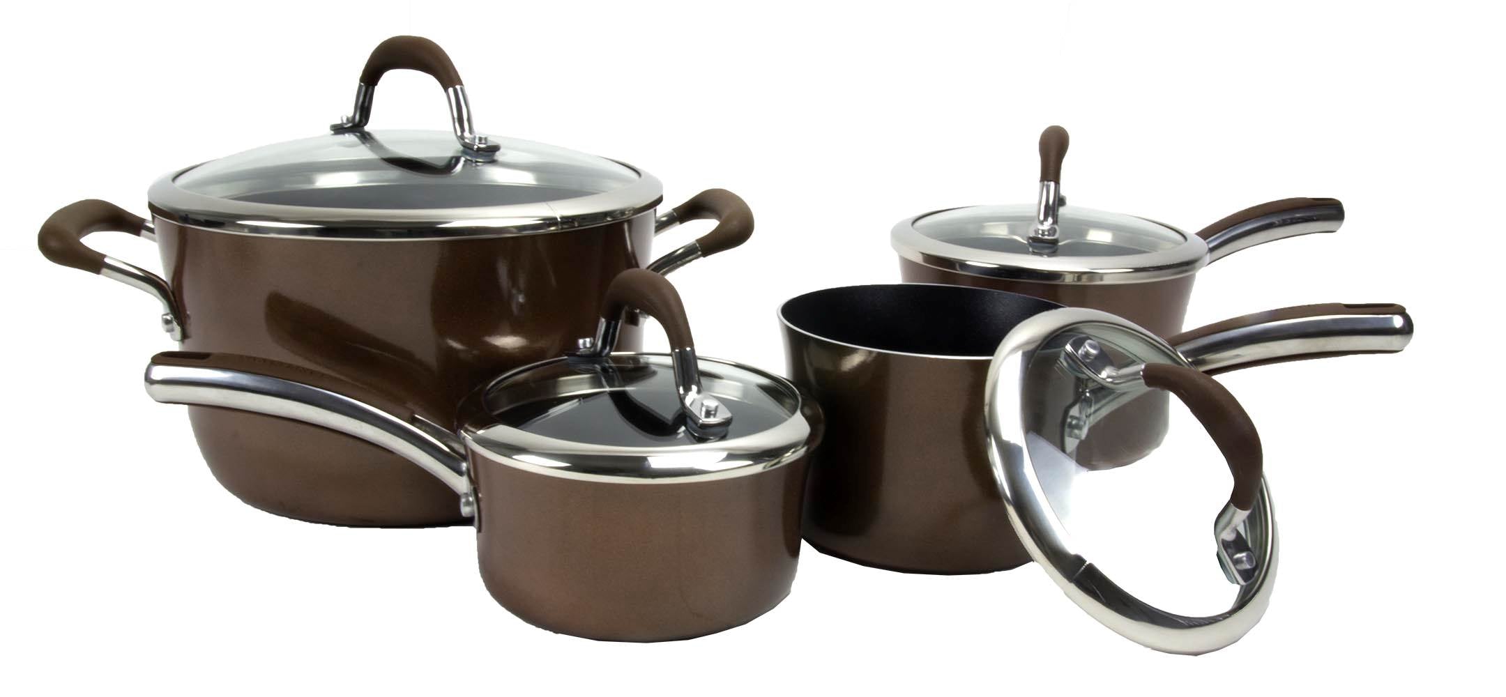 Farberware 14177 12pc Kitchen Teflon Nonstick Cookware Set Pots/Pans (Open Box)