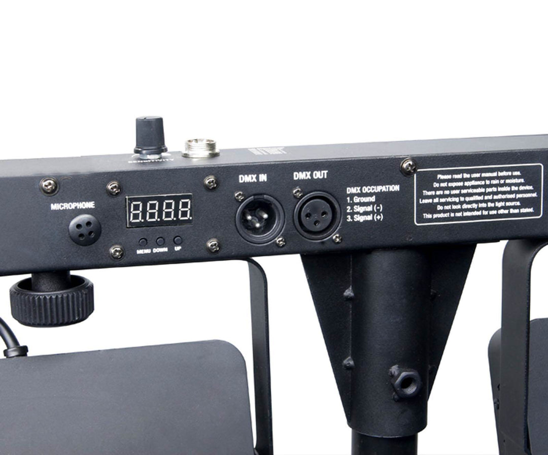 CHAUVET 4BAR 4 BAR DMX LED Stage Wash Light System w/ Tripod, Case & Footswitch - VMInnovations