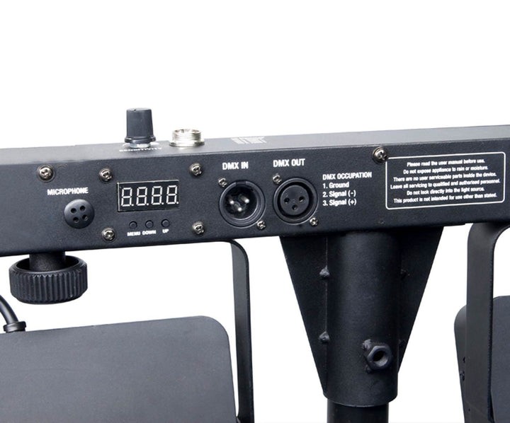 CHAUVET 4BAR 4 BAR DMX LED Stage Wash Light System w/ Tripod, Case & Footswitch - VMInnovations