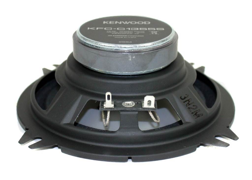 2) Kenwood KFC-C1355S 5.25" 250 Watt 2-Way Car Audio Coaxial Speakers (Open Box)