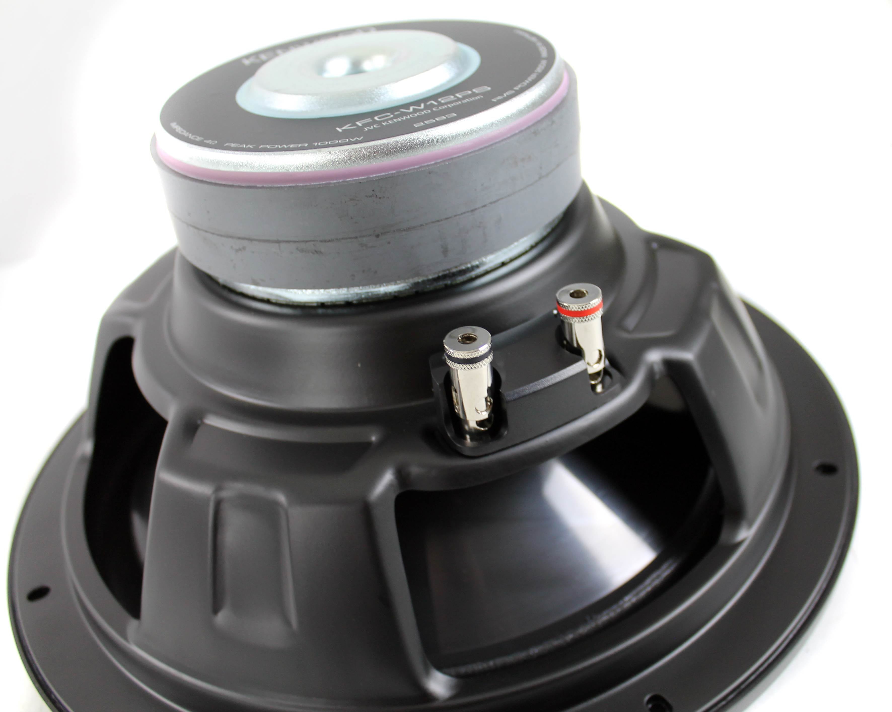 Kenwood KFC-W12PS 12" 1000W 4 Ohm Car Stereo Audio Power Subwoofer (Open Box)