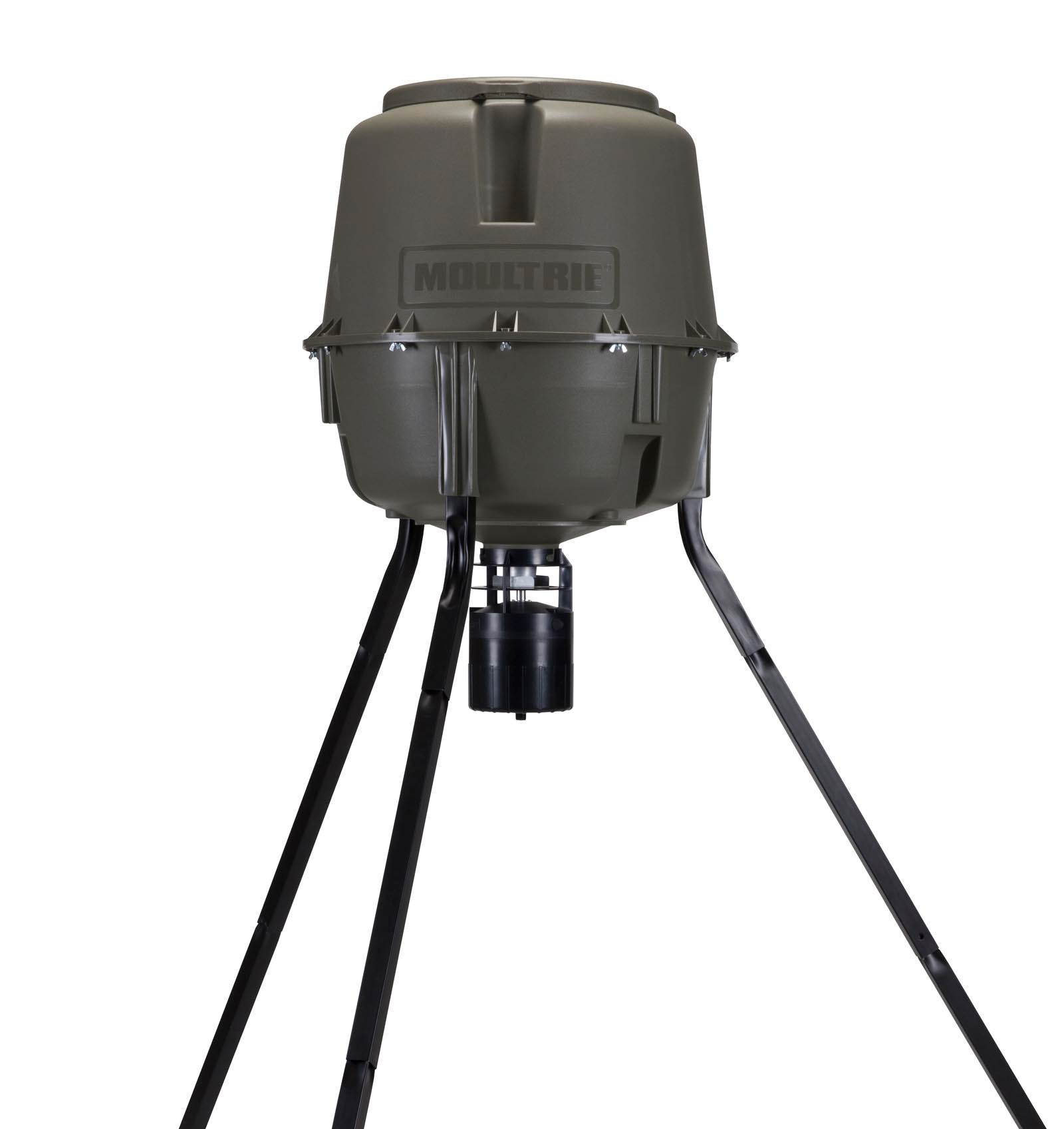 Moultrie 30 Gal Adjustable Height Quick-Lock Elite Tripod Deer Feeder, MFG-13062