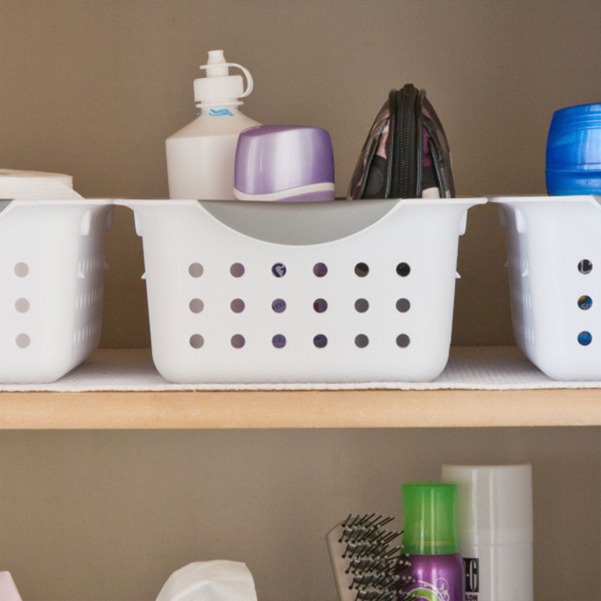 Sterilite Small Plastic Storage Bin Organizer Baskets (Open Box) (12 Pack)