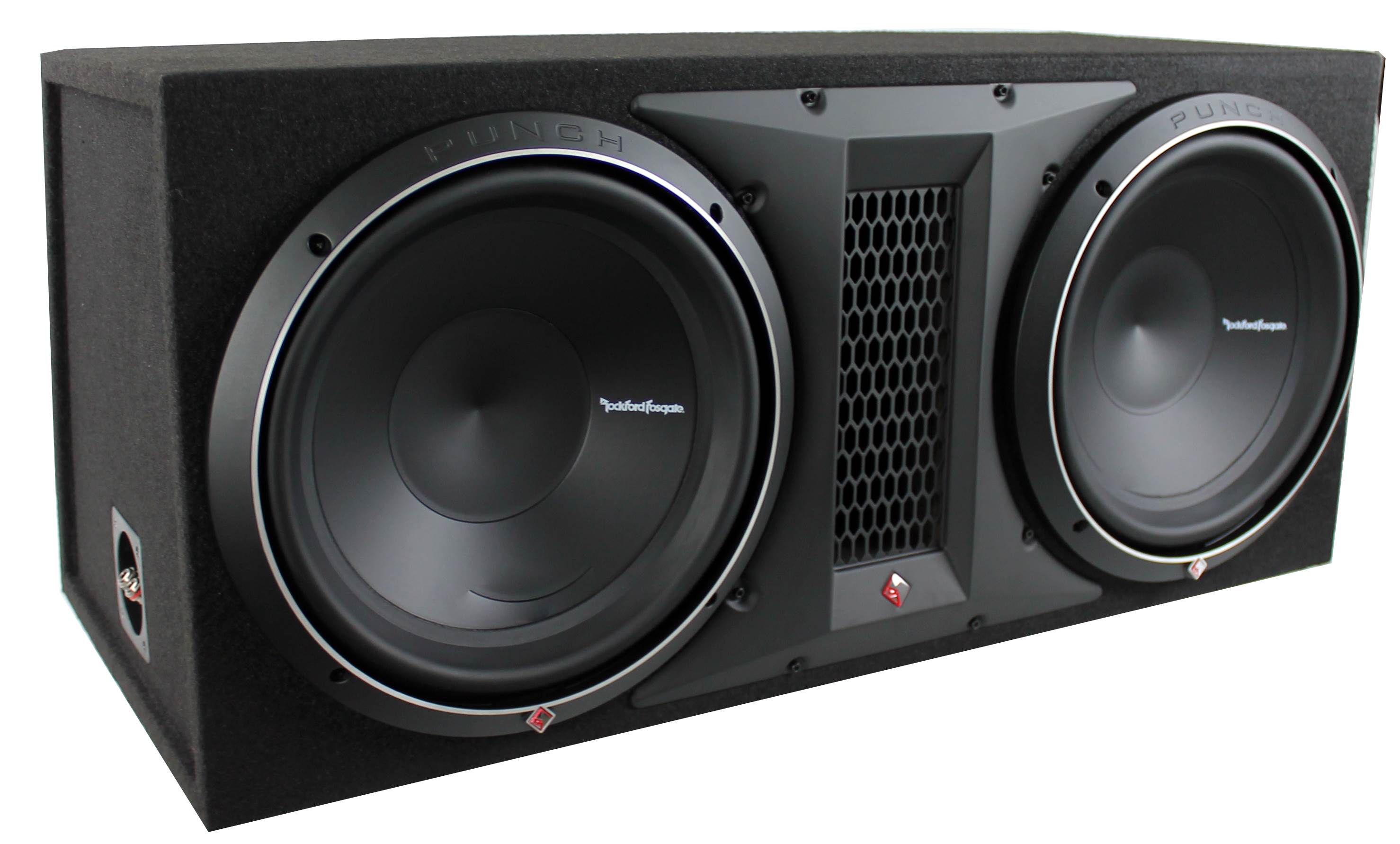 Rockford Fosgate P2-2X12 12" 1600 Watt Dual Loaded Subwoofer Sub Enclosure