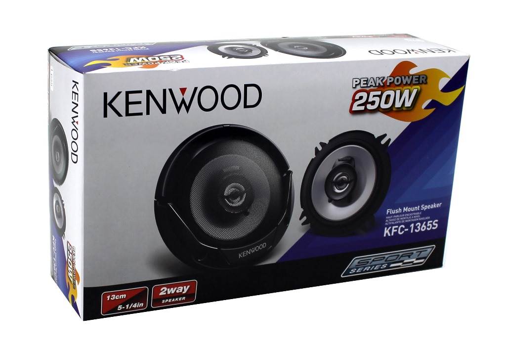 2)Kenwood 5.25" 250 Watt 2-Way Car Audio Coaxial Speakers Stereo (Open Box)