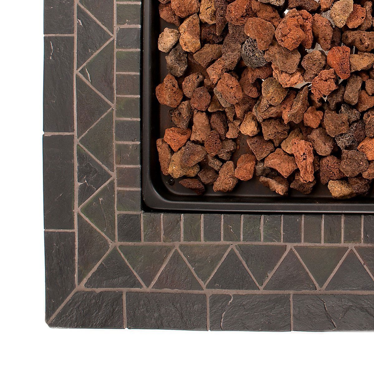 Endless Summer 30 in Outdoor Gas Lava Rock Fire Pit (Certified Refurbished)