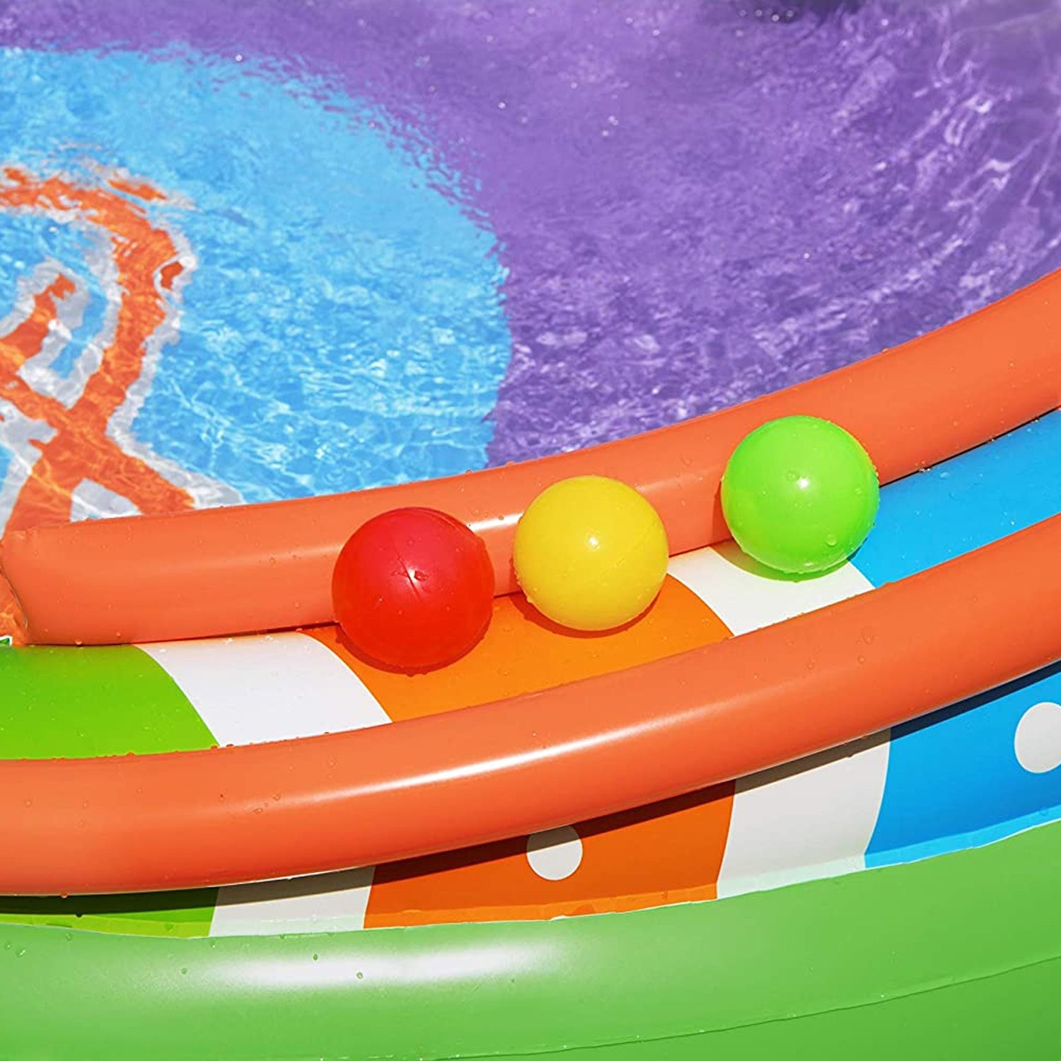 Bestway H2O GO Sing N Splash Inflatable PVC Backyard Pool Game Center (Open Box) - VMInnovations