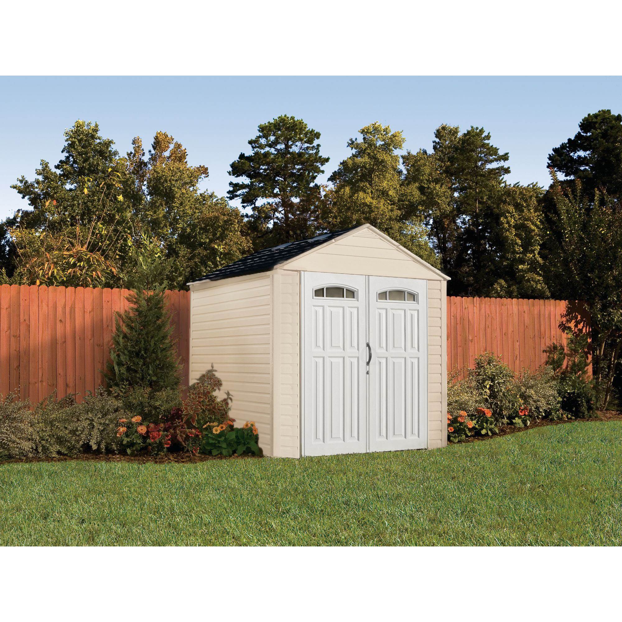 Rubbermaid Roughneck XL 7'x7' Outdoor Storage Building Shed | 5H80 (Open Box)