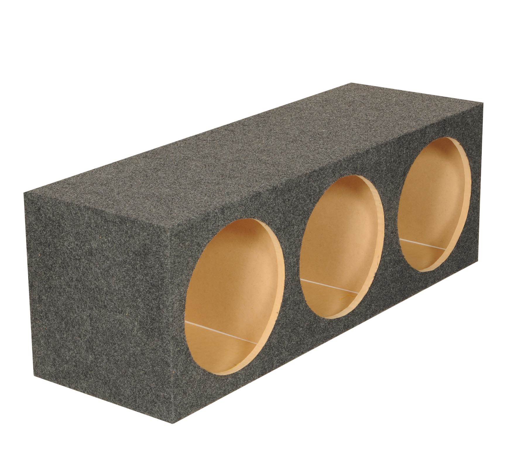 (3) BOSS P126DVC 12" 6900W DVC 4 Ohm Subwoofers + QCM12 Triple Sealed Sub Box