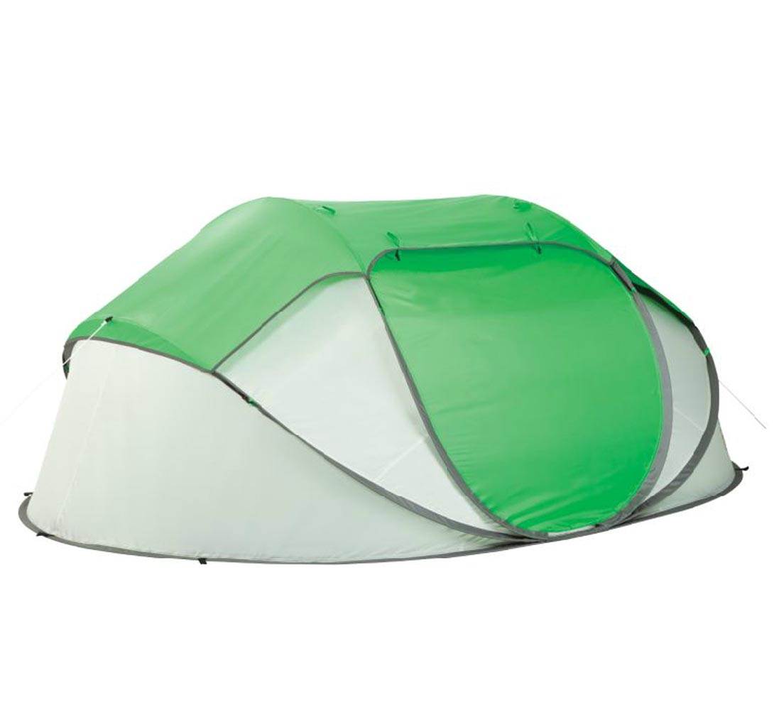 COLEMAN 4 Person Pre-Assembled Instant Pop Up Camping Tent (Open Box)