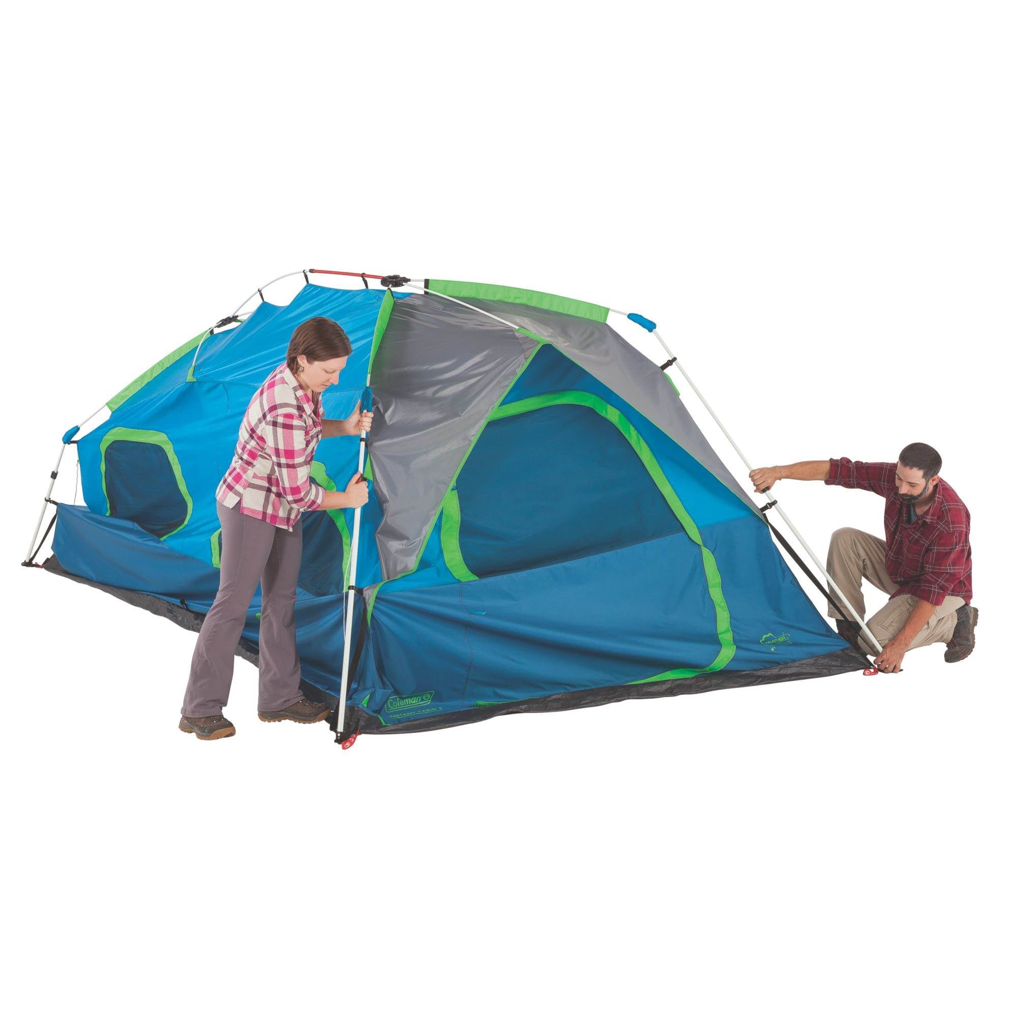 Coleman 8 Person Instant Signal Mountain Cabin Model Camping Tent (Used)