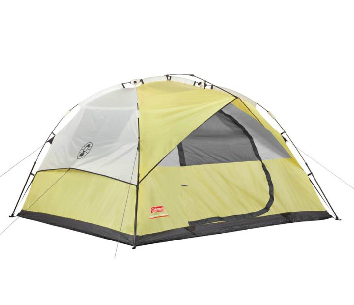 COLEMAN 6 Person Instant Dome Waterproof Camping Double Hub Tent | Open Box
