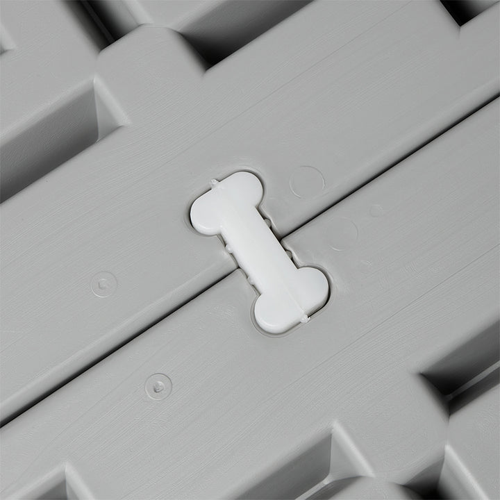 Confer Plastics Handi Spa Pad 32" x 48" Connectable Hot Tub Mat, Gray (6 Pack) - VMInnovations