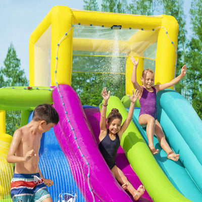 H2OGO! Splash Course Kids Inflatable Mega Water Park Relay Race (Open Box)