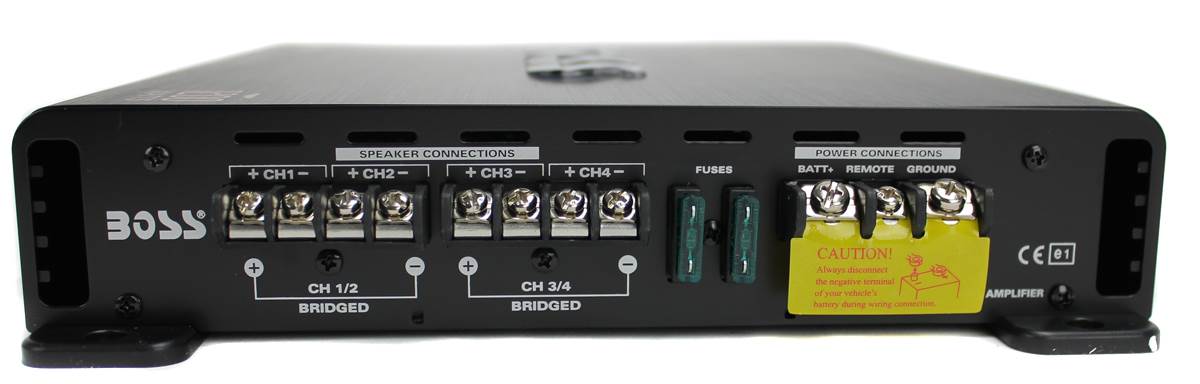 BOSS AUDIO R3004 1200W 4 Channel Car Amplifier Power Stereo Amp+Remote