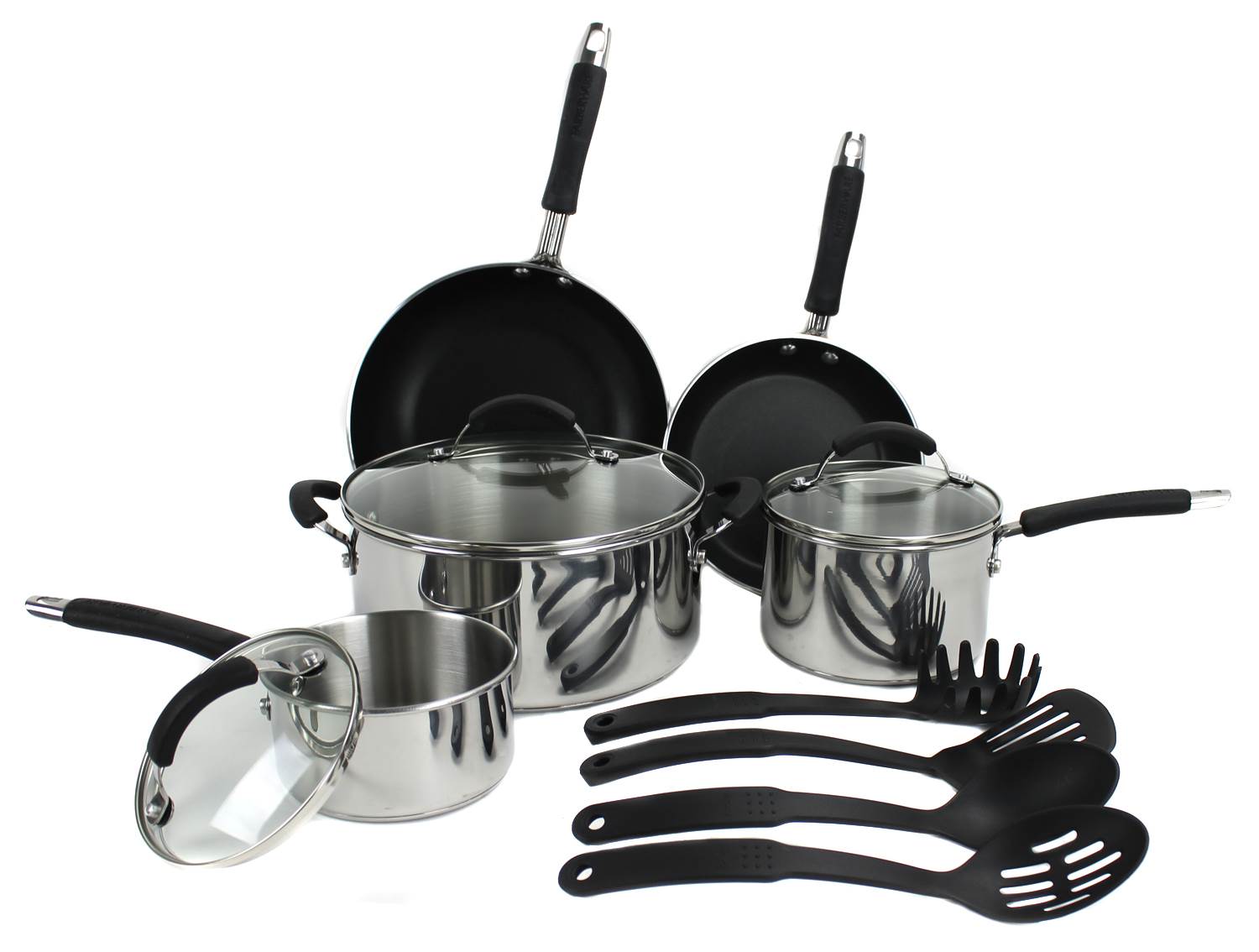 Farberware 14177 12-Piece Kitchen Nonstick Cookware Set Pots/Pan (Open Box)