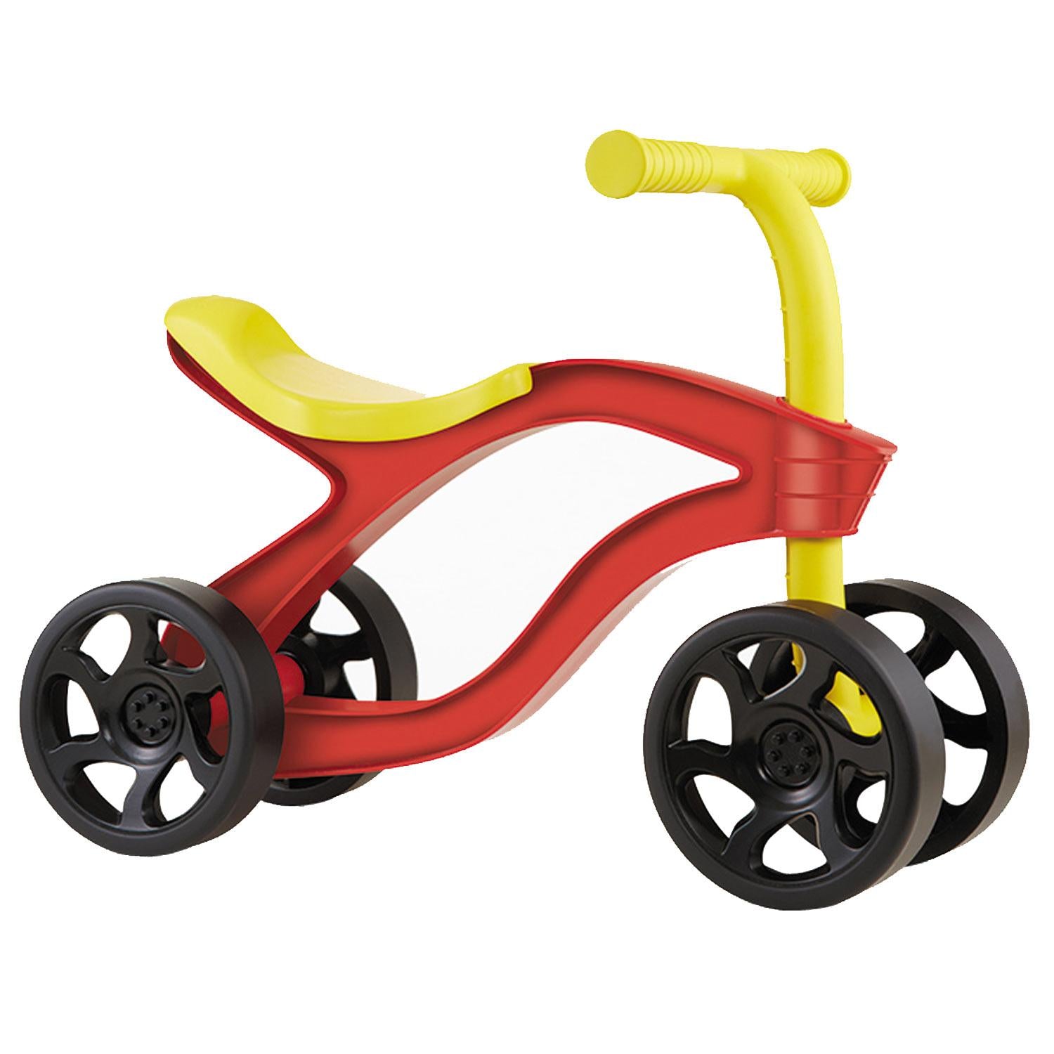 Little Tikes Scooteroo 4 Wheel Toddler Indoor Outdoor Ride On Toy Bike, Red