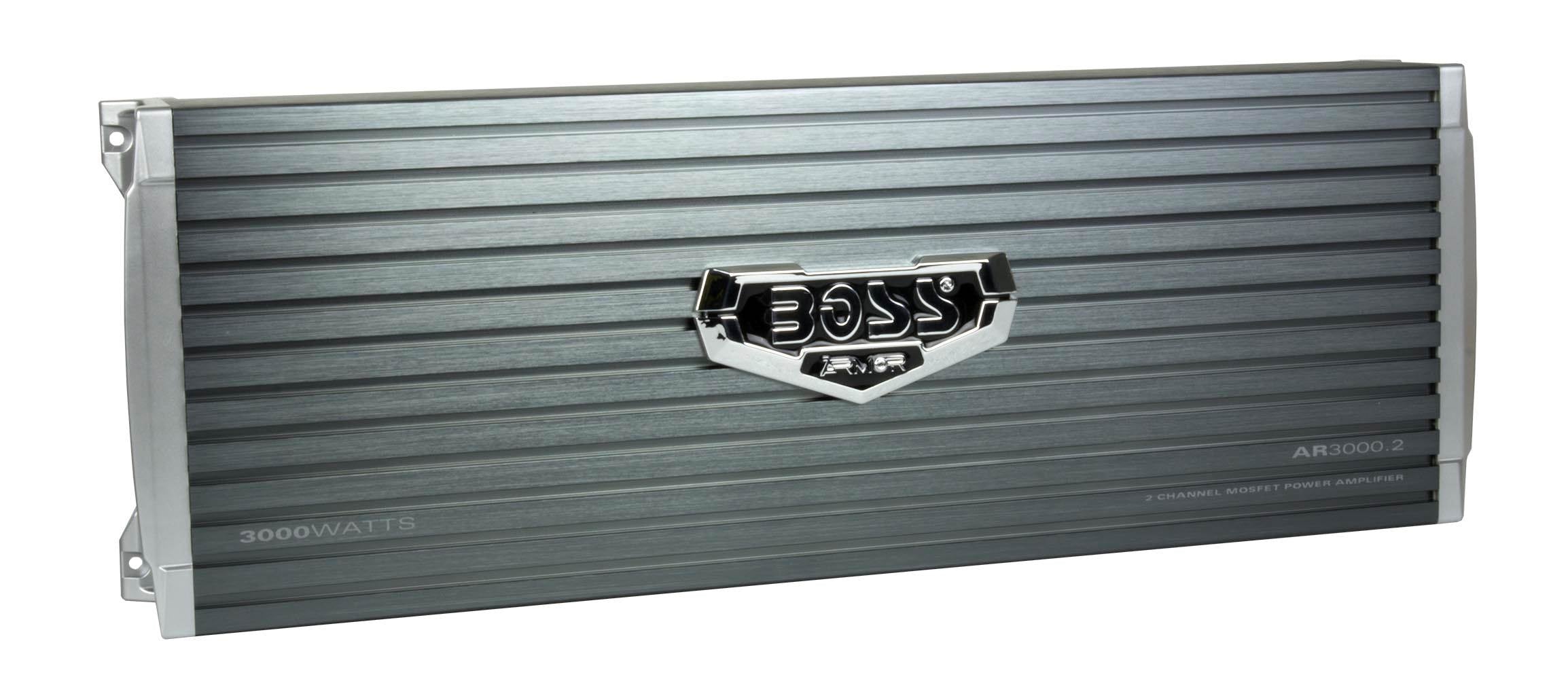 NEW Boss AR3000.2 3000 Watt 2-Channel Car Audio Amplifier + Capacitor + Amp Kit