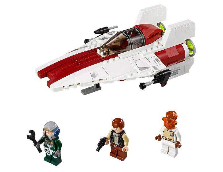 Haden Retro Style 12 Cup Programmable Home Coffee Maker Machine w/ Carafe, Putty + LEGO® Star Wars™ Return of the Jedi A-Wing Starfighter w/ 3 Minifigures | 75003