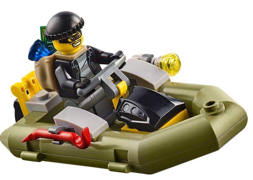 LEGO® CITY® Police Patrol w/ Two Floating Dinghys, Truck and Trailer | 60045