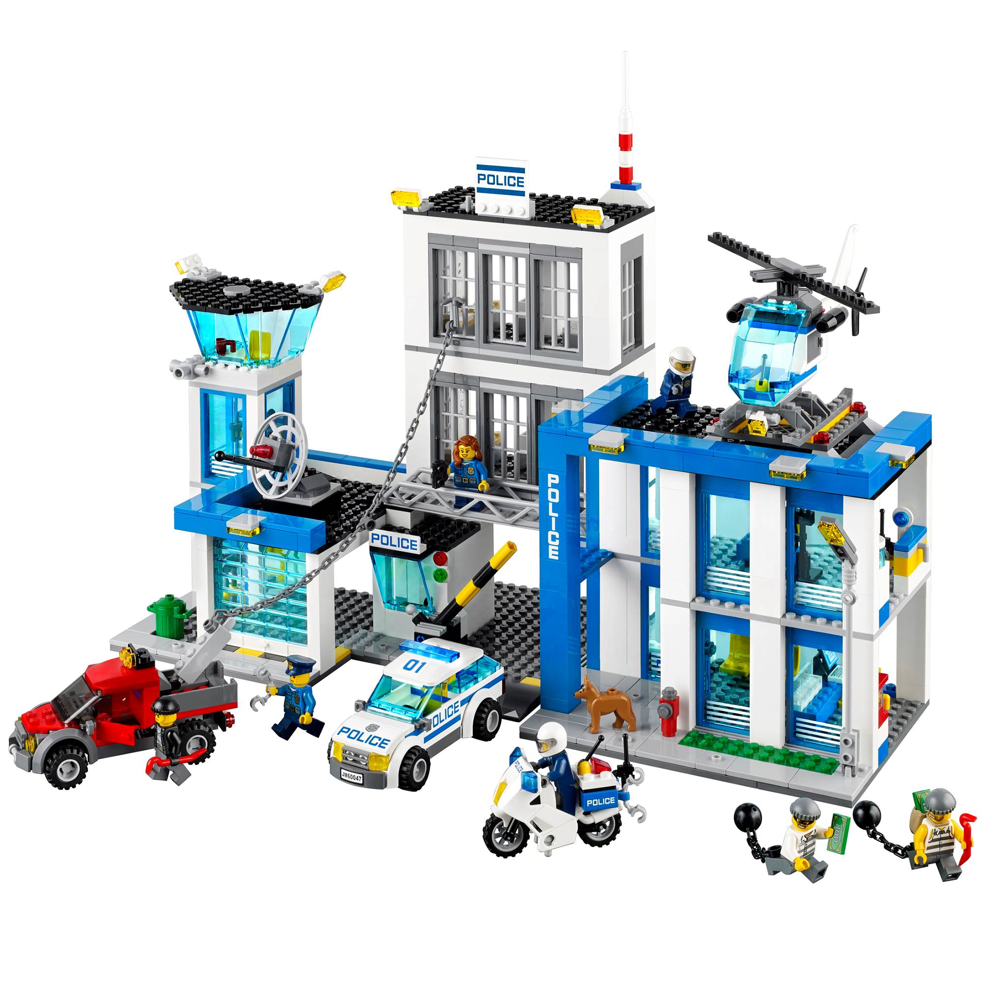 LEGO® CITY® Police Station Playset w/ Minifigures & Vehicles | 60047 - Open Box
