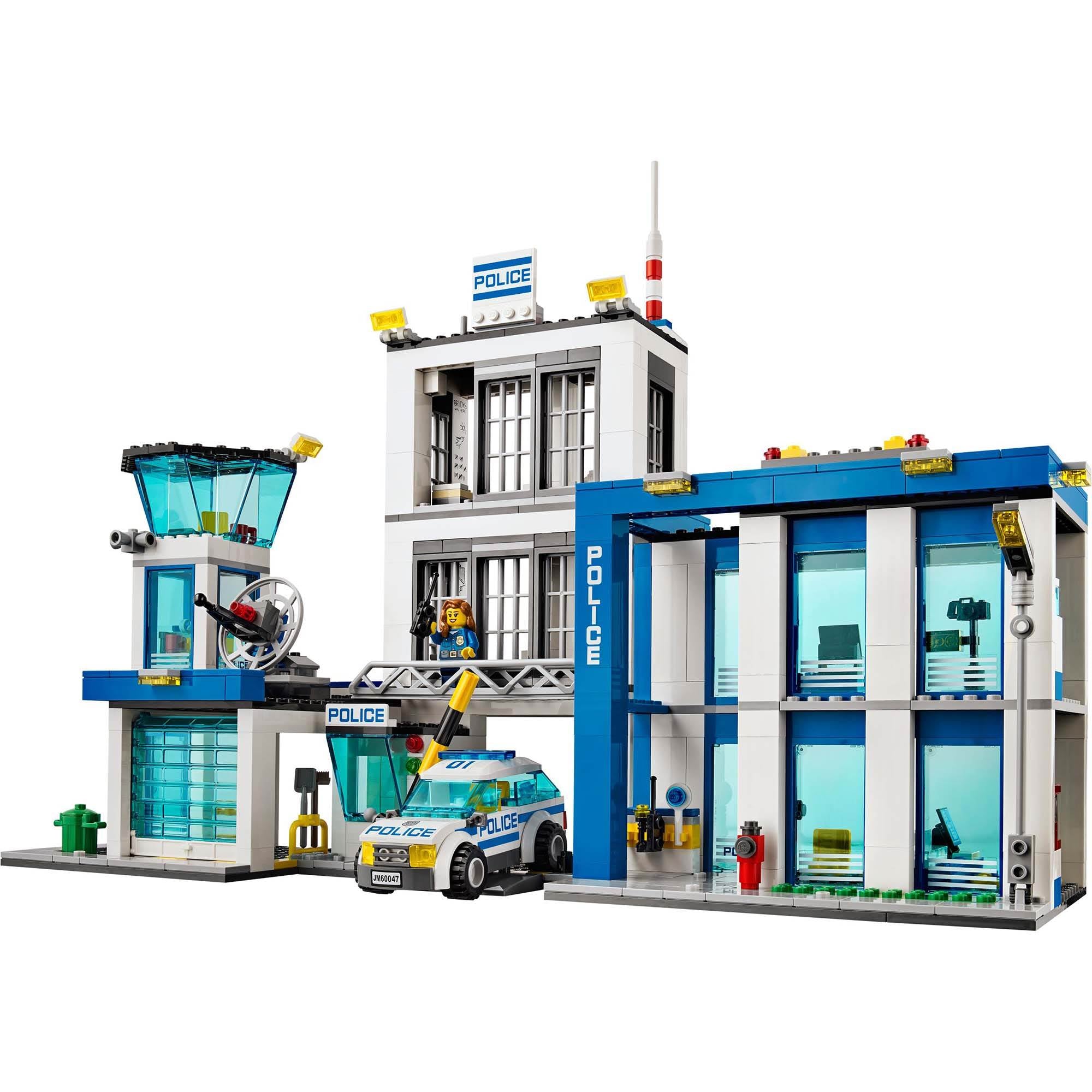 LEGO® CITY® Police Station Playset w/ Minifigures & Vehicles | 60047 - Open Box