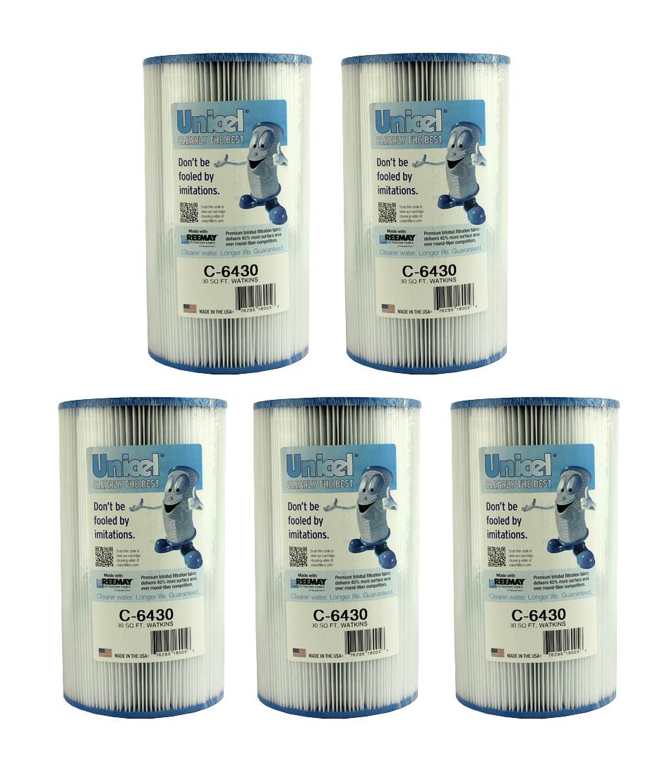 5) Unicel C-6430 Hot Springs Watkins Spa Filter Replacement 31489 Cartridges