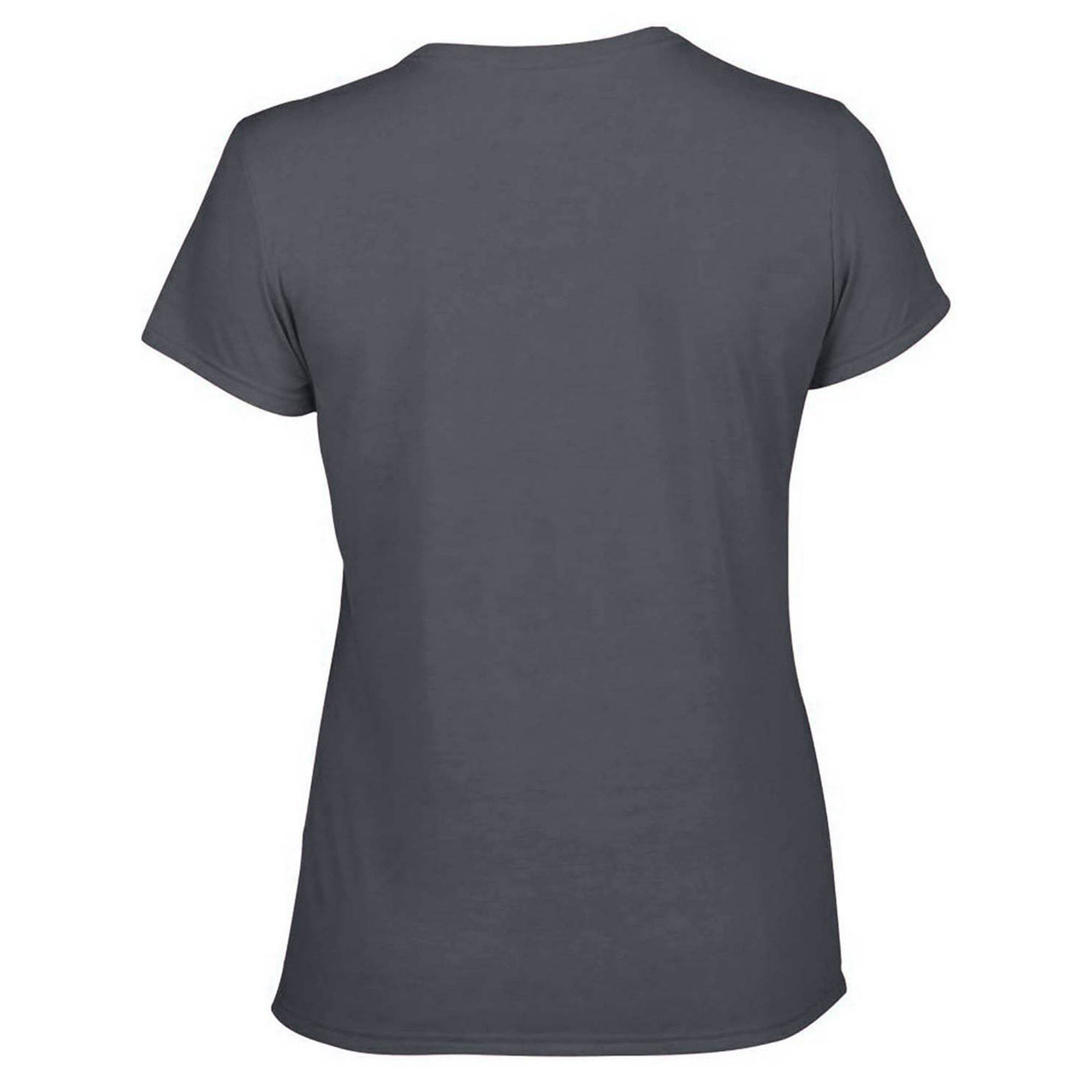 Gildan Missy Fit Womens X-Small Adult Short Sleeve T-Shirt, Charcoal (6 Pack) - VMInnovations