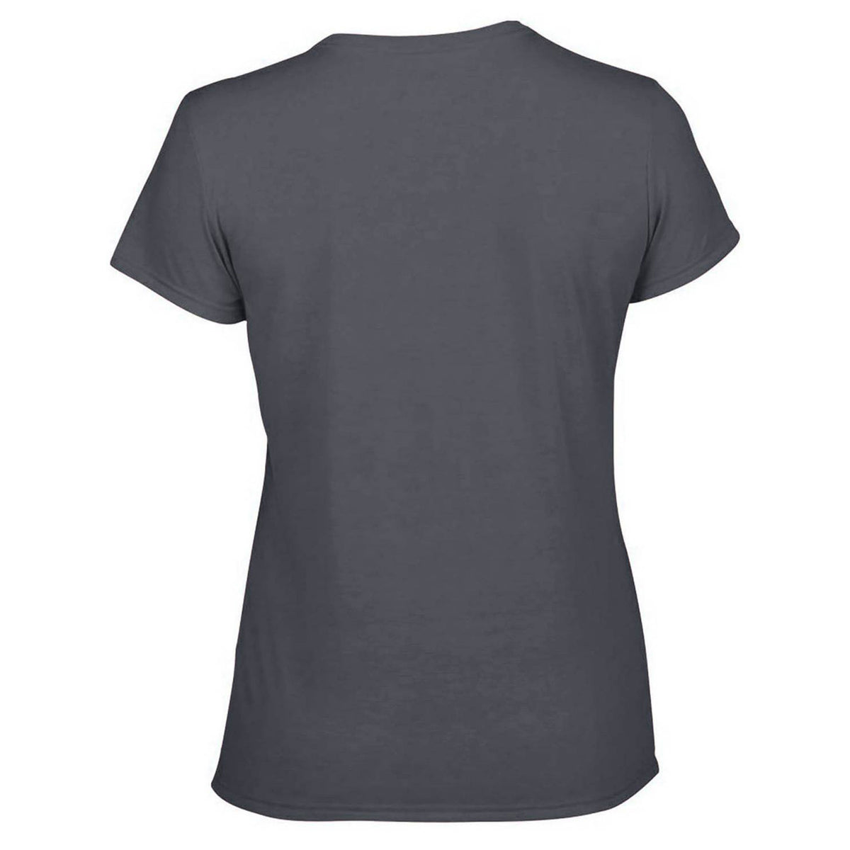 Gildan Missy Fit Womens X-Small Adult Short Sleeve T-Shirt, Charcoal (6 Pack)
