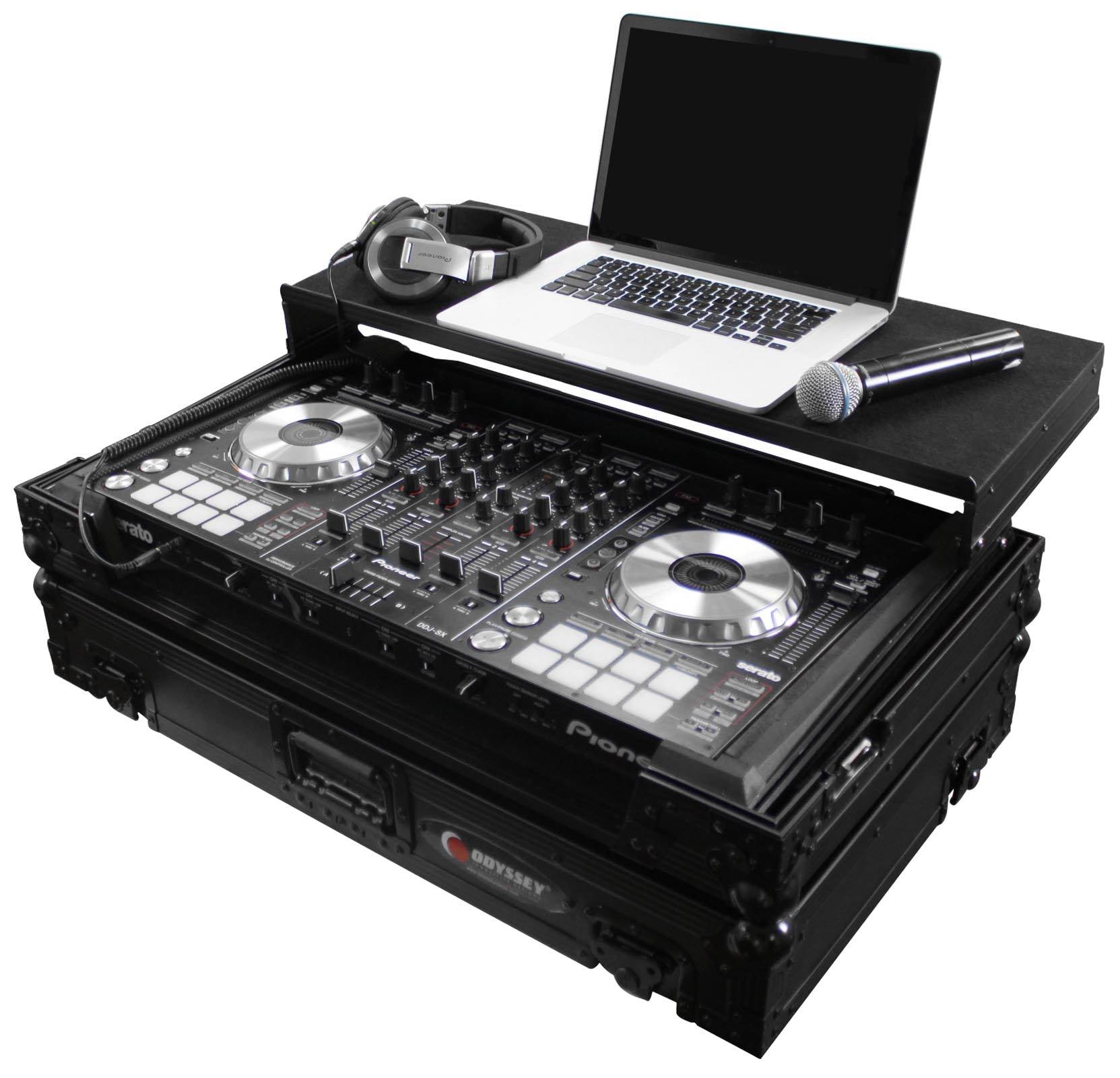 Odyssey FZGSPIDDJSXBL Glide Style Pioneer DDJ-SX Controller Case (Open Box)