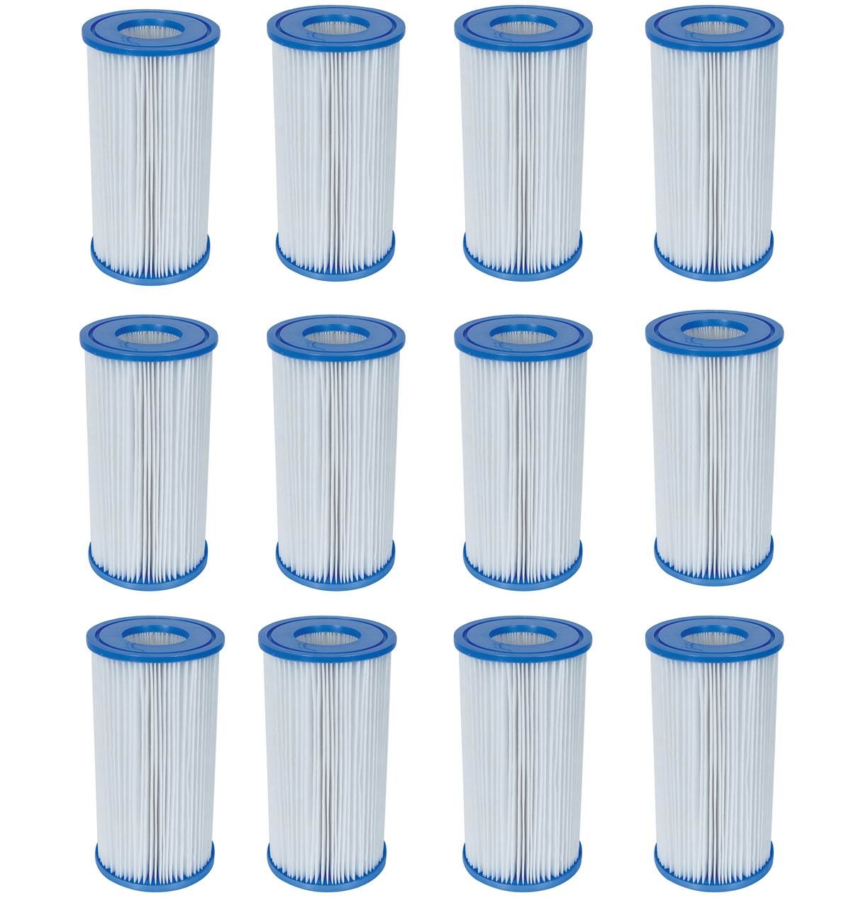 Bestway Type III Filter Cartridges (12-Pack) & Hose Spray Attachment | 58012 - VMInnovations