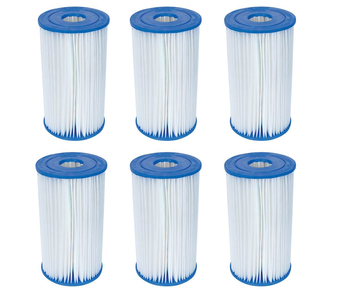 Bestway Type IV Filter Cartridges (6-Pack) & Hose Spray Attachment | 58095 - VMInnovations