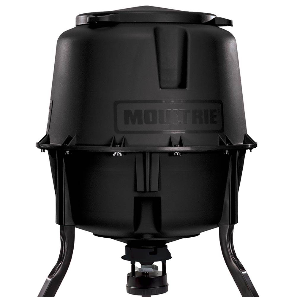 Moultrie 30 Gallon Hunting Tripod Deer Feeder w/ Digital Timer & Feed Booster
