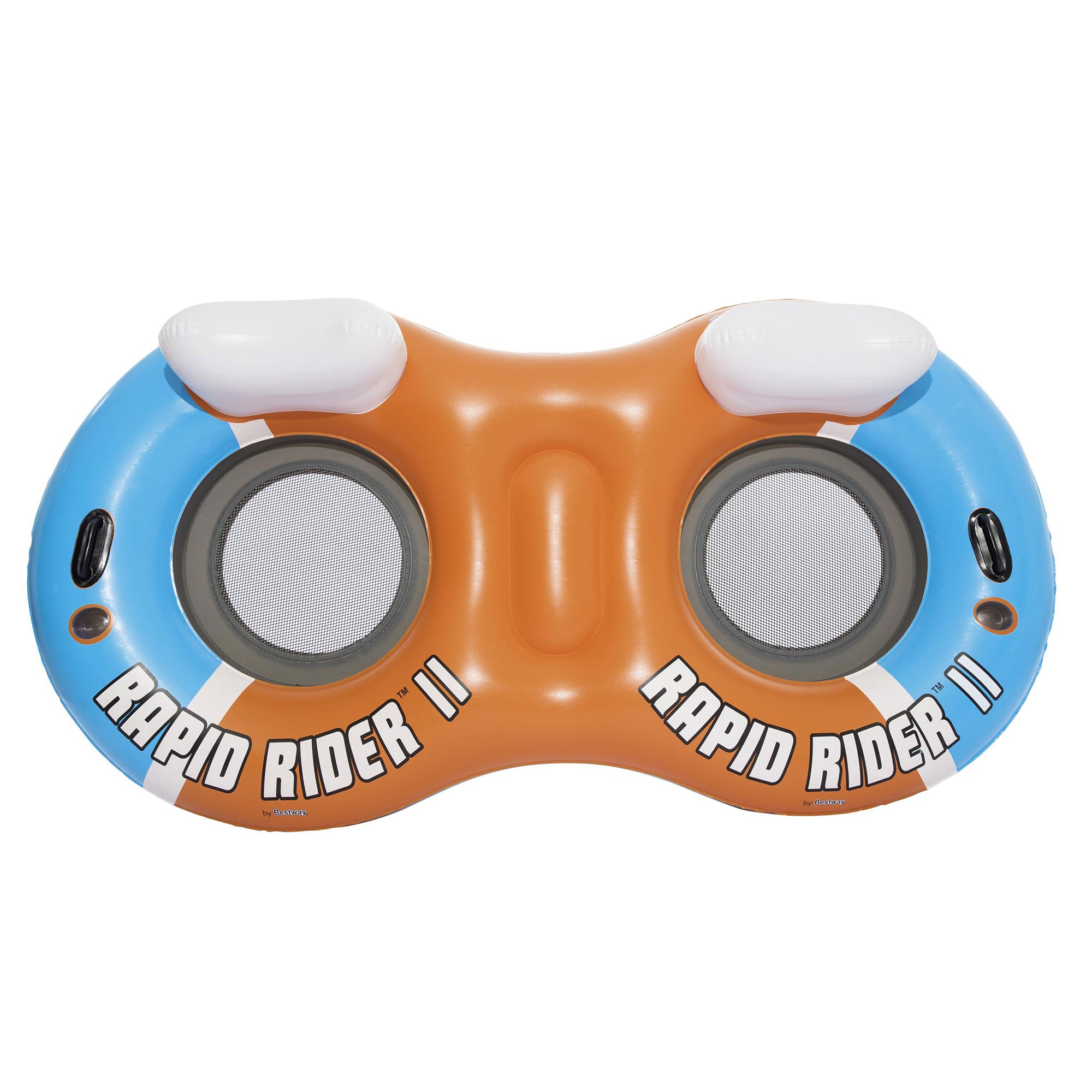 Bestway Rapid Rider Inflatable 2 Person River Raft Tube, Color May Vary (2 Pack)