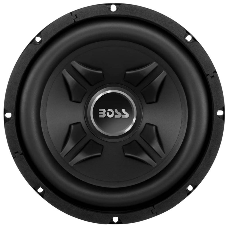 2 Boss CXX10 10" 1600W Car Audio Power Subwoofer Sub & Mono Amplifier & Amp Kit