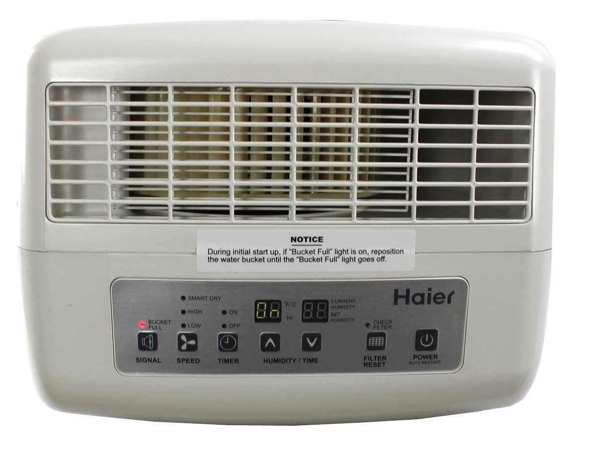 Haier DE45EK 45 Pint Portable Electronic Air Dehumidifier with LED (For Parts)