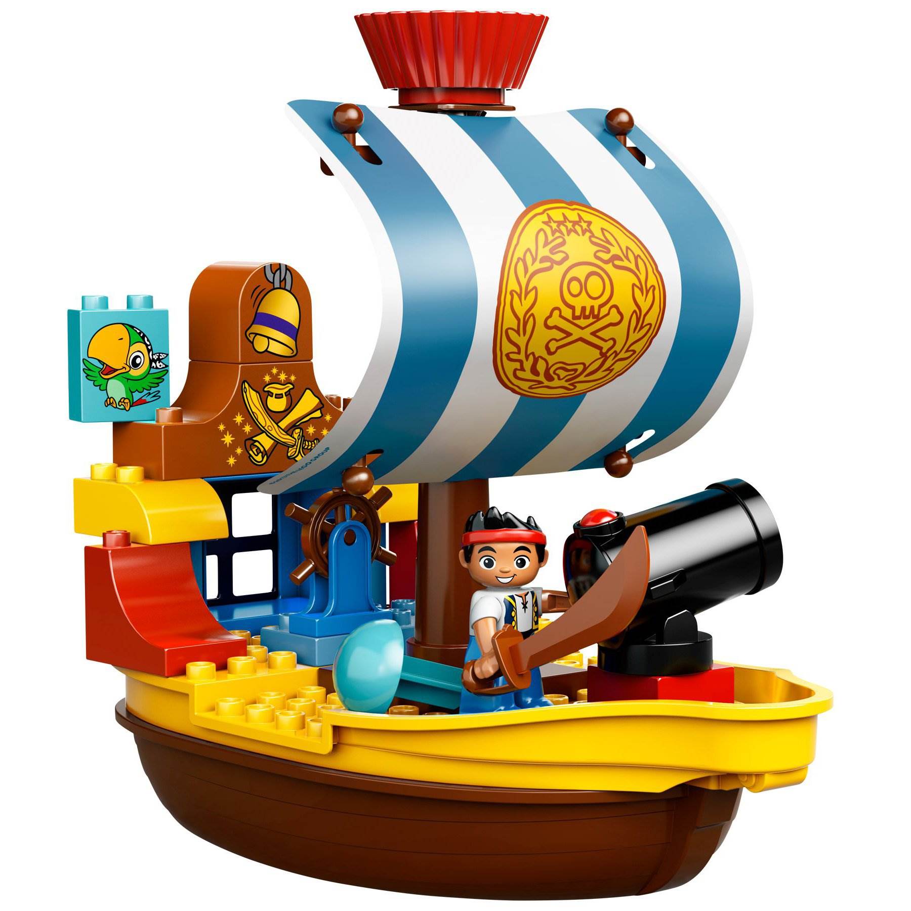 LEGO Duplo Jake's Pirate Ship Bucky with Captain Hook Play Set (Open Box)
