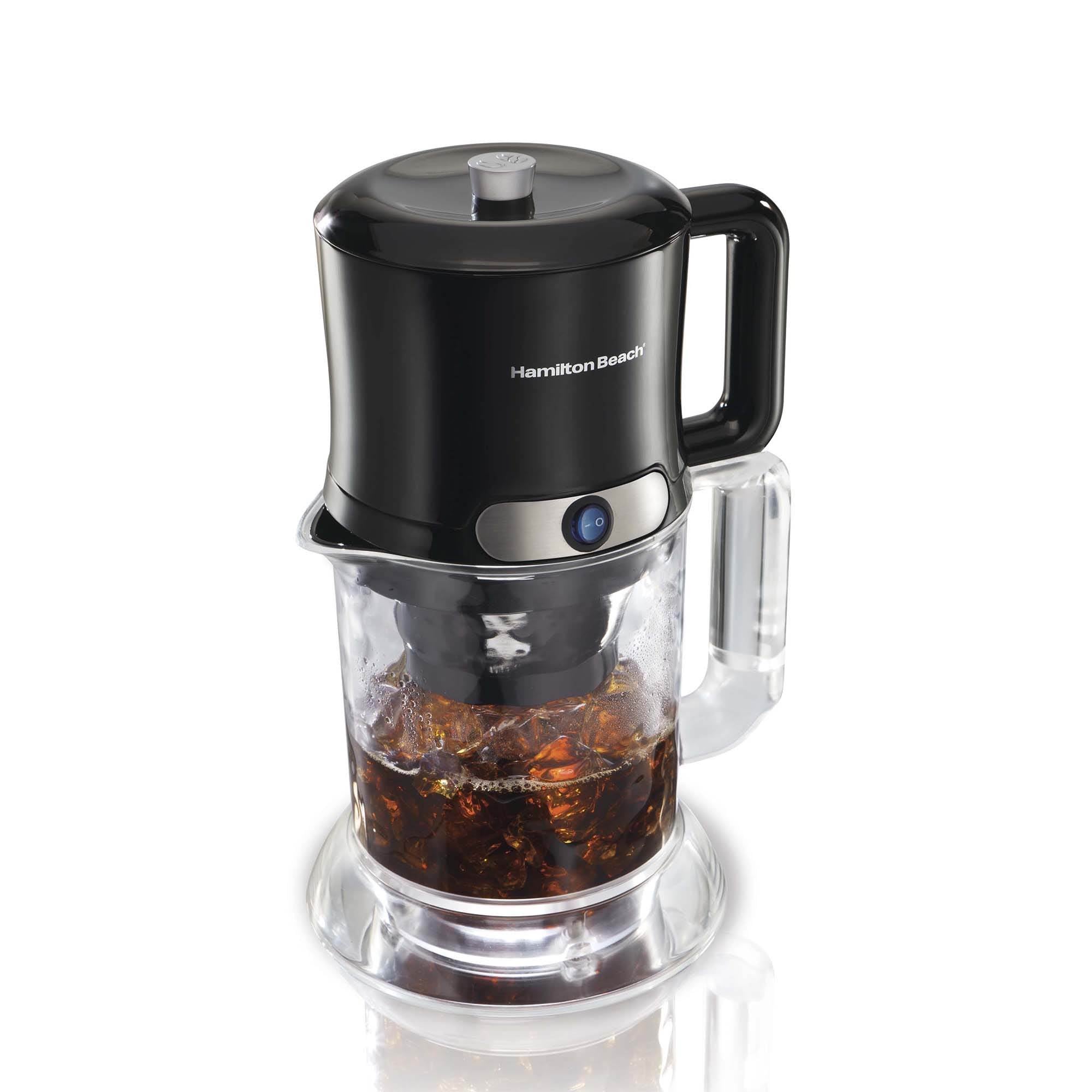 Hamilton Beach Compact 2 Quart Iced Coffee/Tea Maker Brewing Machine (Open Box)