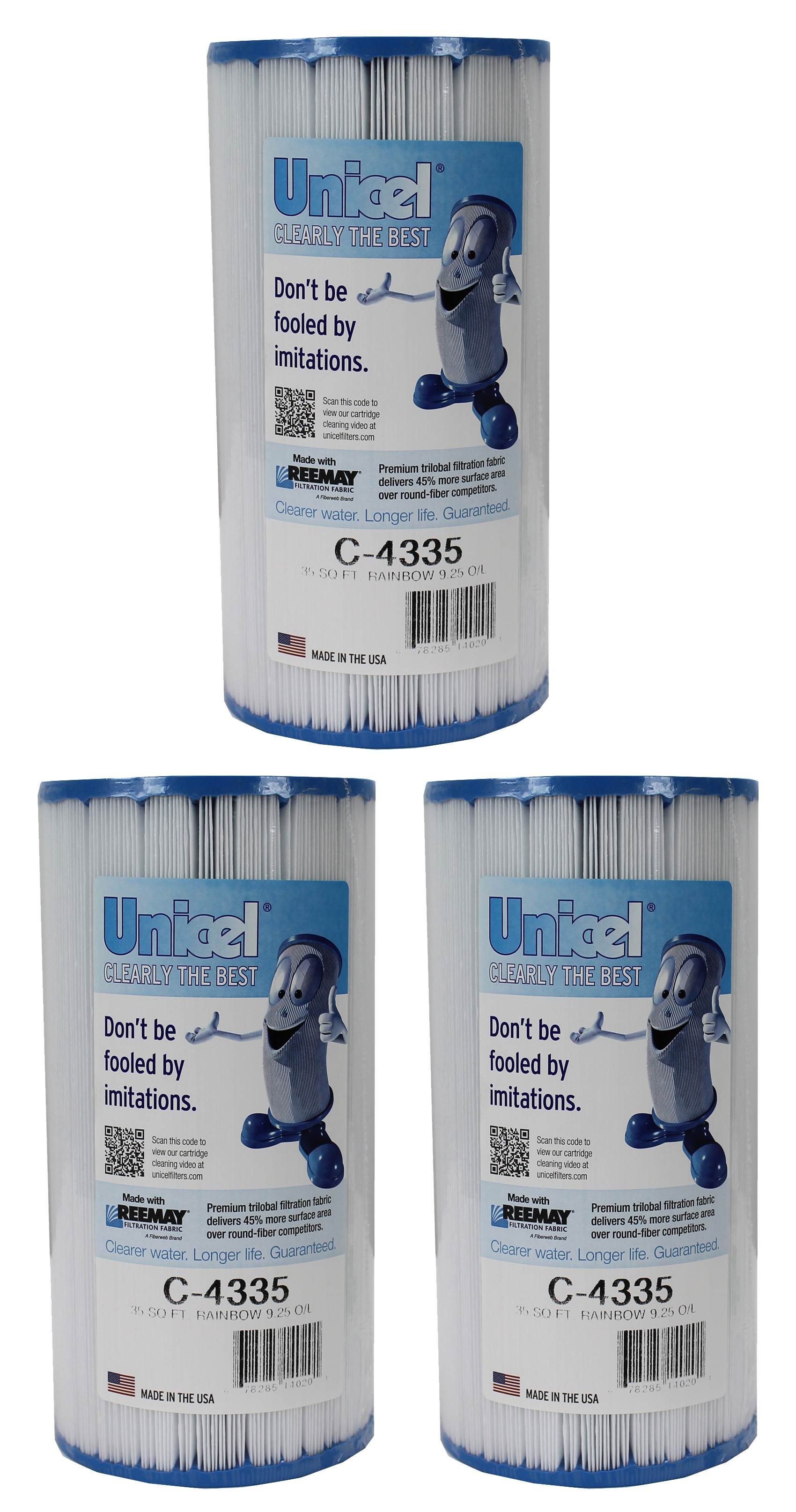 Unicel C-4335 Replacement 35 Sq Ft Pool Spa Filter Cartridge, 219 Pleats, 2 Pack - VMInnovations