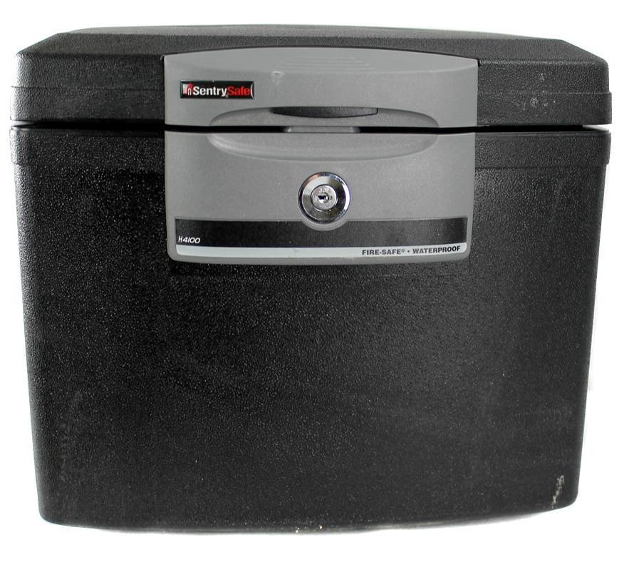 SentrySafe H4100 Fire/Waterproof Security File Office/Home Safe - Damaged