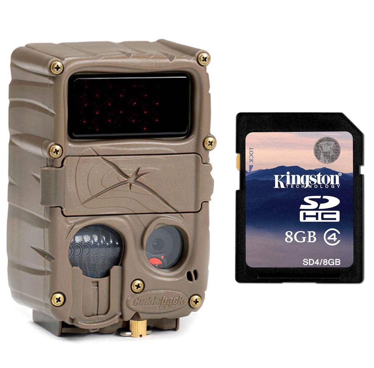 CUDDEBACK E3 Black Flash No Glow Infrared Trail Game Hunting Camera + SD Card