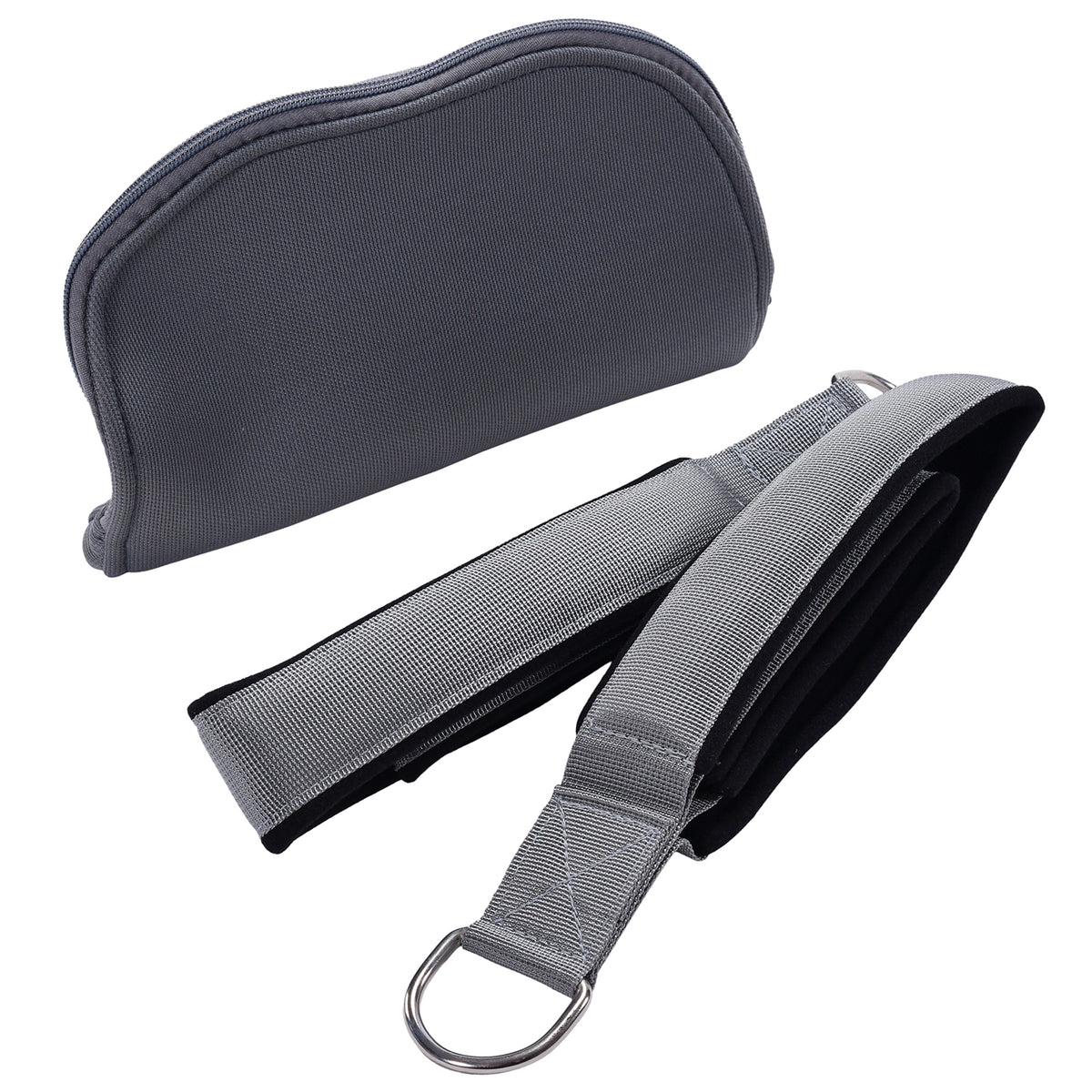 Stamina Products AeroPilates Double Loop Hand & Foot Strap Pair with Bag, Gray